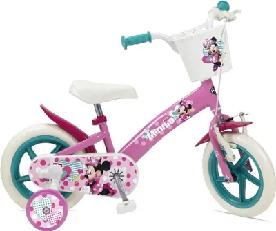 Obrázok produktu pre Disney Minnie Mouse 12-palcový detský bicykel pre dievčatá od 3 do 5 rokov Ružová