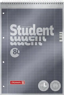 Produktbild von 5XBRUNNEN 1067112 Collegebl A4 Lin28 S