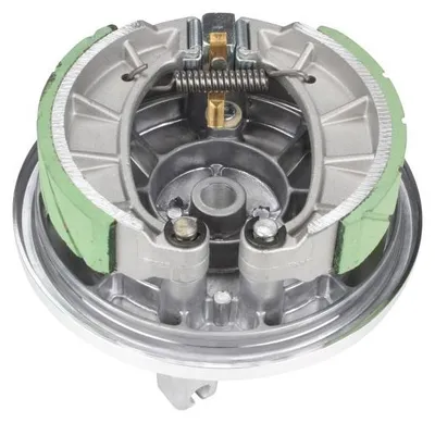 Obrázek produktu pro Brzdové destičky + vačkový mechanismus + spínač + brzdový štít (zadní) pro motocykly Simson S50, S51, S53, S70, S83, SR50, SR80 - Citomerx