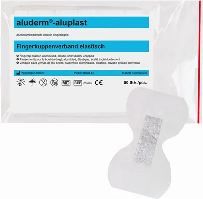 Obrázok produktu pre SÖHNGEN® 1009185 aluderm®-aluplast obväz na končeky prstov - elastický, 50 ks