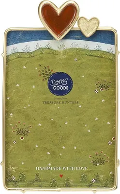 Produktbild von Doing Goods Pyar Heart Frame Large - Gold Shiny | Sontige Dekoartikel