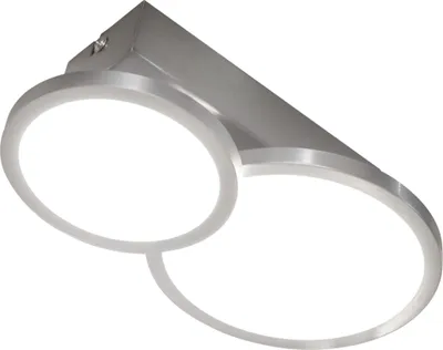 Produktbild von Nino Leuchten Deckenleuchte Wohnzimmer Deckenlampe dimmbar 2 Flammig 61400201