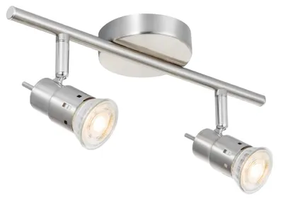Produktbild von Home Sweet Home LED-Strahler - 32 x 15,4 x 13,7cm - Gebürsteter Stahl