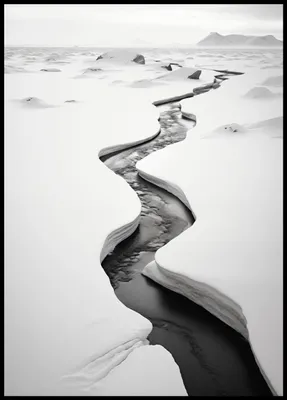 Produktbild von Plakat 67,5x95cm Frostspalten