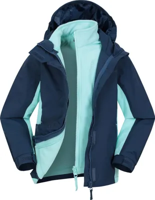 Produktbild von Mountain Warehouse - "Lightning" Jacke, wasserfest 3 in 1 für Kinder MW2418 (140) (Helles Aquamarin)