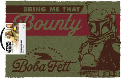 Produktbild von Star Wars Boba Fett Kokosnuss Fußmatte 60x40cm