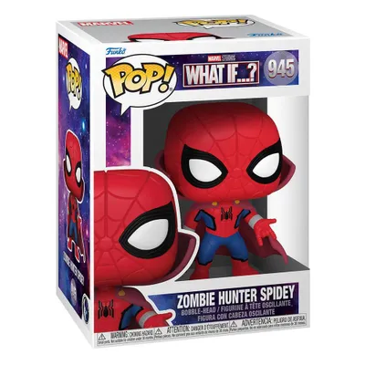 Produktbild von Marvel Studios What IF…? - Zombie Hunter Spidey 945 - Funko Pop! - Vinyl Figur