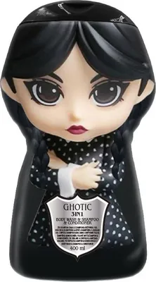 Obrázok produktu pre Gothic gélový šampón a kondicionér 3 v 1 tmavá čučoriedka 400 ml