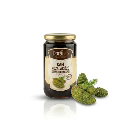 Produktbild von % 100 Tannenzapfenextrakt 630g – Traditioneller Sirup mit Kiefernzapfen Extrakt