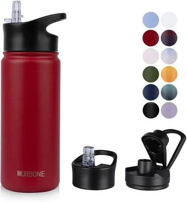 Image de Gourde en acier inoxydable de 500 ml, sans BPA, isolation étanche, pour le sport
