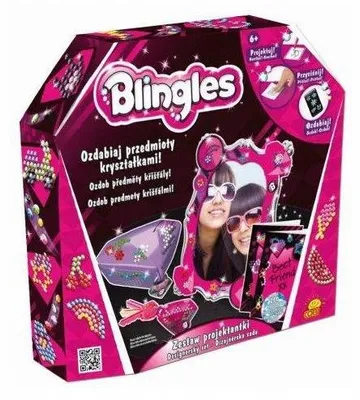 Produktbild von Cobi Blingles Bastelset mit Kristallen für Kinder