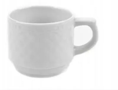 Produktbild von Lubiana Afrodyta Porzellan-Tasse 100 ml Weiß