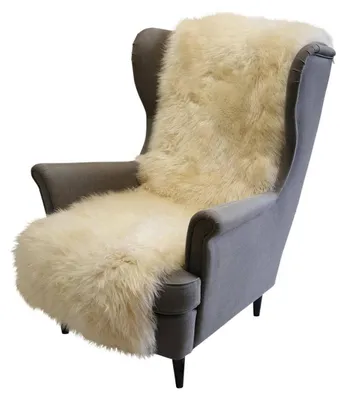Imagen del producto de Cojín para silla Lamswollen - 160x50 cm - Color champán