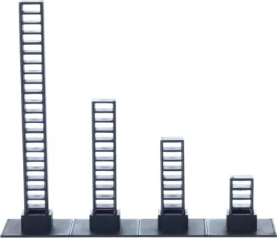 Produktbild von Stützen System für Carrera Digital 124 132 Evolution (Set 2 - Stützen Größe gemischt) für Kurven Geraden Brücken Überfahrten