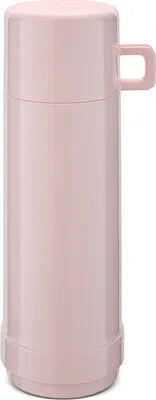 Produktbild von ROTPUNKT Isolierflasche JESPER I 0,75 ltr. - Glaseinsatz I geschmacksneutral -hochwertig, Thermoflasche mit Griffbecher flamingo