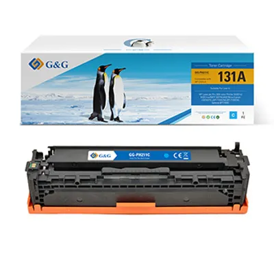 Obrázok produktu pre G&G kompatibilný toner s HP CF211A, Canon CRG731, NT-PH211C, HP 131A, azúrový, 1800s