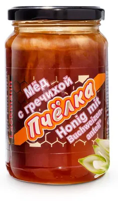 Produktbild von Buchweizenhonig- Ptschjolka, cremig, 460 g