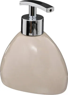 Produktbild von 5Five Seifenpumpe/Spender - Keramik - beige - 300ml - nachfullbar