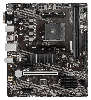 Produktbild von MSI B550M PRO Motherboard AMD B550 Socket AM4 micro ATX