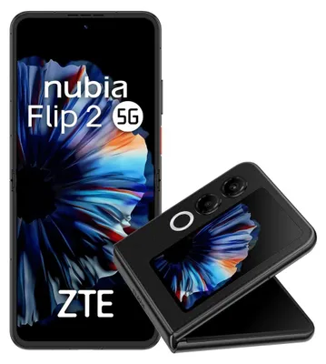 Produktbild von Nubia Flip 2 5G, 17,5 cm (6.9"), 8 GB, 256 GB, 50 MP, Schwarz