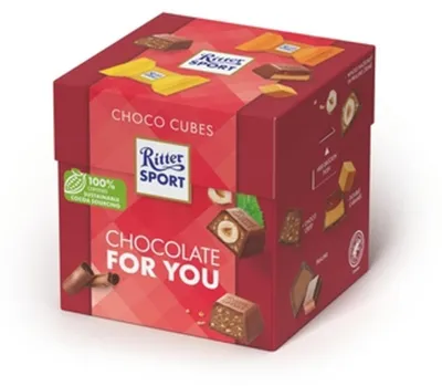 Zdjęcie produktu dla Ritter Sport Original, Czekolada mleczna, 176 g, Karmel, Orzech laskowy, 1 szt., Cocoa, Mleko, Orzechy, Orzeszki ziemne, Pszenica, 2436 kJ