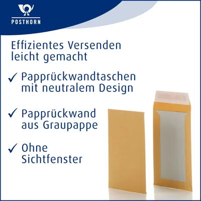 Obrázok produktu pre Papier na obálky C5 90 g, hnedý, 162 x 229 mm, 250 ks