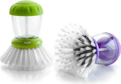 Produktbild von Ibili Pfannenbürste Mit Seifenspender Durchsichtig  Durchsichtig One Size
