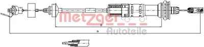 Obrázek produktu pro Ovládací lanko spojky METZGER pro PEUGEOT 206 hatchback