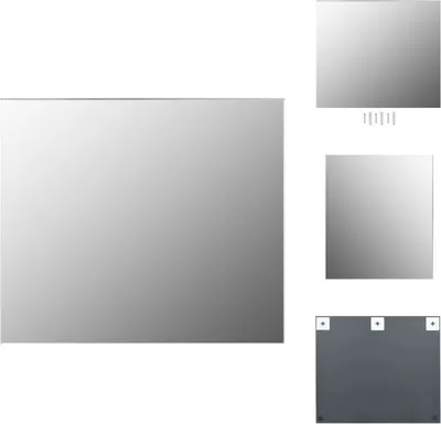Obrázok produktu pre vidaXL Bezrámové zrkadlo 70x50 cm sklo - Zrkadlo