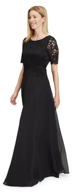 Produktbild von Vera Mont Damen Cocktailkleid mit Spitze, Schwarz, 38