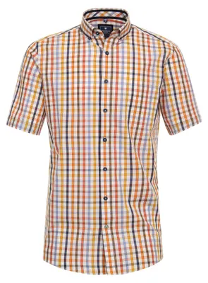 Produktbild von Redmond - Comfort Fit - Herren Freizeithemd Kurzarm (241070999), Größe:L, Farbe:Gelb(40)