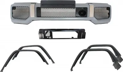 Produktbild von Frontstoßstange für Mercedes G W463 1989-2017 G65 Look Kotflügelverbreiterung Radkästen.