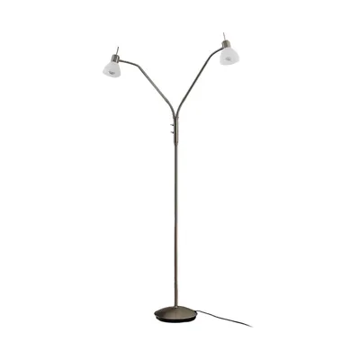 Produktbild von Lindby Stehlampe Gwendolin, 2-flg., 160cm, Glas, verstellbar