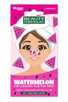 Immagine prodotto di Beauty Formulas Strisce nasali detergenti all'anguria, 6 pezzi