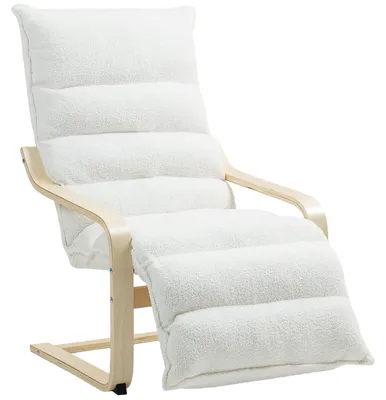 Produktbild von HOMCOM Relaxssessel Sessel mit Verstellbar Fußteil, Armlehne für Wohnzimmer