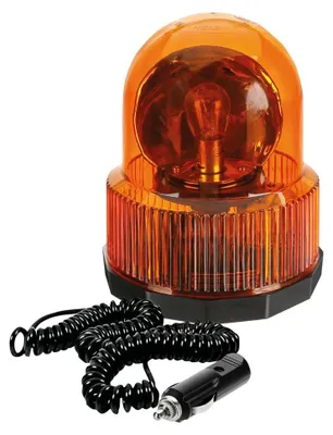Zdjęcie produktu dla Lampka sygnalizacyjna 12V z kablem spiralnym i podstawą magnetyczną