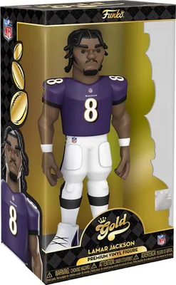 Produktbild von NFL Baltimore Ravens - Lamar Jackson - Funko Gold Vinyl Figur
