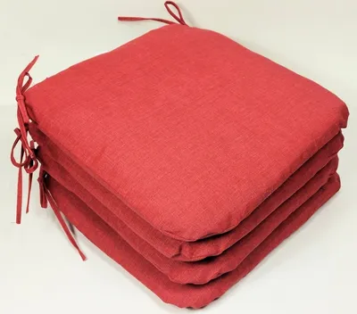 Obrázek produktu pro Sedák 40x40 cm látka vínový melír - set 4 kusy