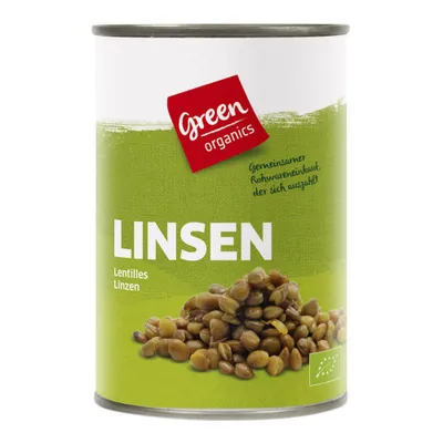 Immagine prodotto di Lenticchie verdi - barattolo 400 g