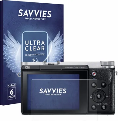 Produktbild von 6x Für Samsung NX300M Schutzfolie Savvies Displayschutz Display Schutz Folie Klar Transparent