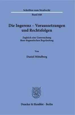 Obrázok produktu pre Die Ingerenz - Voraussetzungen und Rechtsfolgen