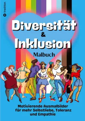 Produktbild von Malbuch Diversität & Inklusion - Ausmalbuch für Erwachsene und Jugendliche