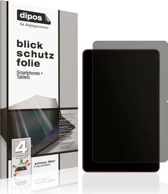 Produktbild von Blickschutzfolie für Teclast T60AI matt Schutzfolie Folie Display Schutz dipos