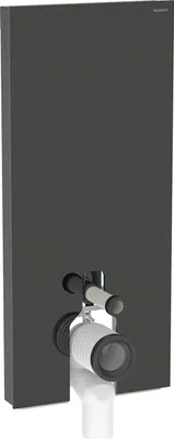Produktbild von Geberit Monolith PLUS Sanitärmodul für Stand-WC, 114cm, Wasseranschluss hinten mittig, mit Anschlussbogen, 131.233.SJ.7
