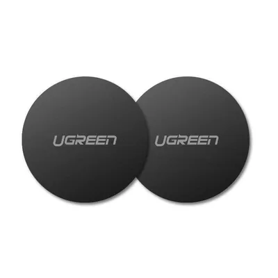 Produktbild von Ugreen 2x Metallplatte für magnetische Autohalterung - schwarz