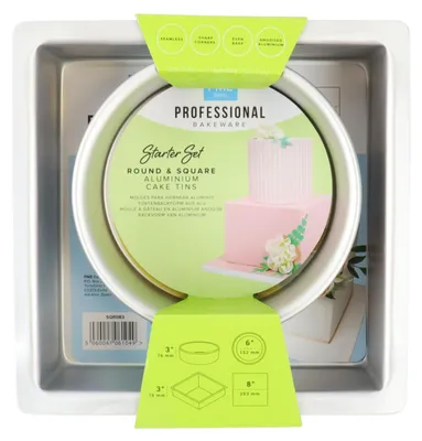 Zdjęcie produktu dla Zestaw form do pieczenia PME, idealny dla początkujących, zawierający 2 formy o głębokości 76 mm
