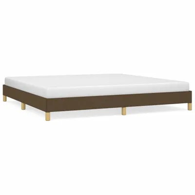 Immagine prodotto di vidaXL Struttura letto senza materasso marrone scuro 200x200 cm tessuto