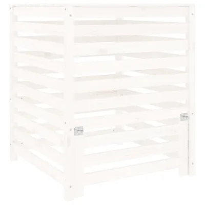 Image de Composteur Blanc 82,5x82,5x99,5 cm Pin massif