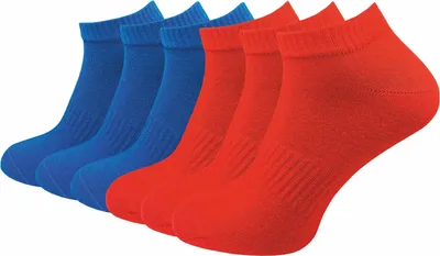 Produktbild von Gawilo  Kurze Sportsocken Damen & Herren (6 Paar), Blau Rot / 43 - 46