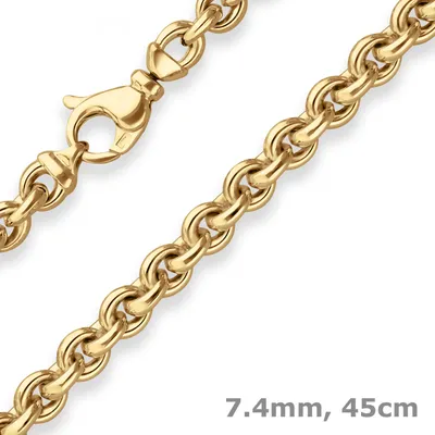 7-4mm-Fantasiekette-aus-585-Gelbgold-45cm